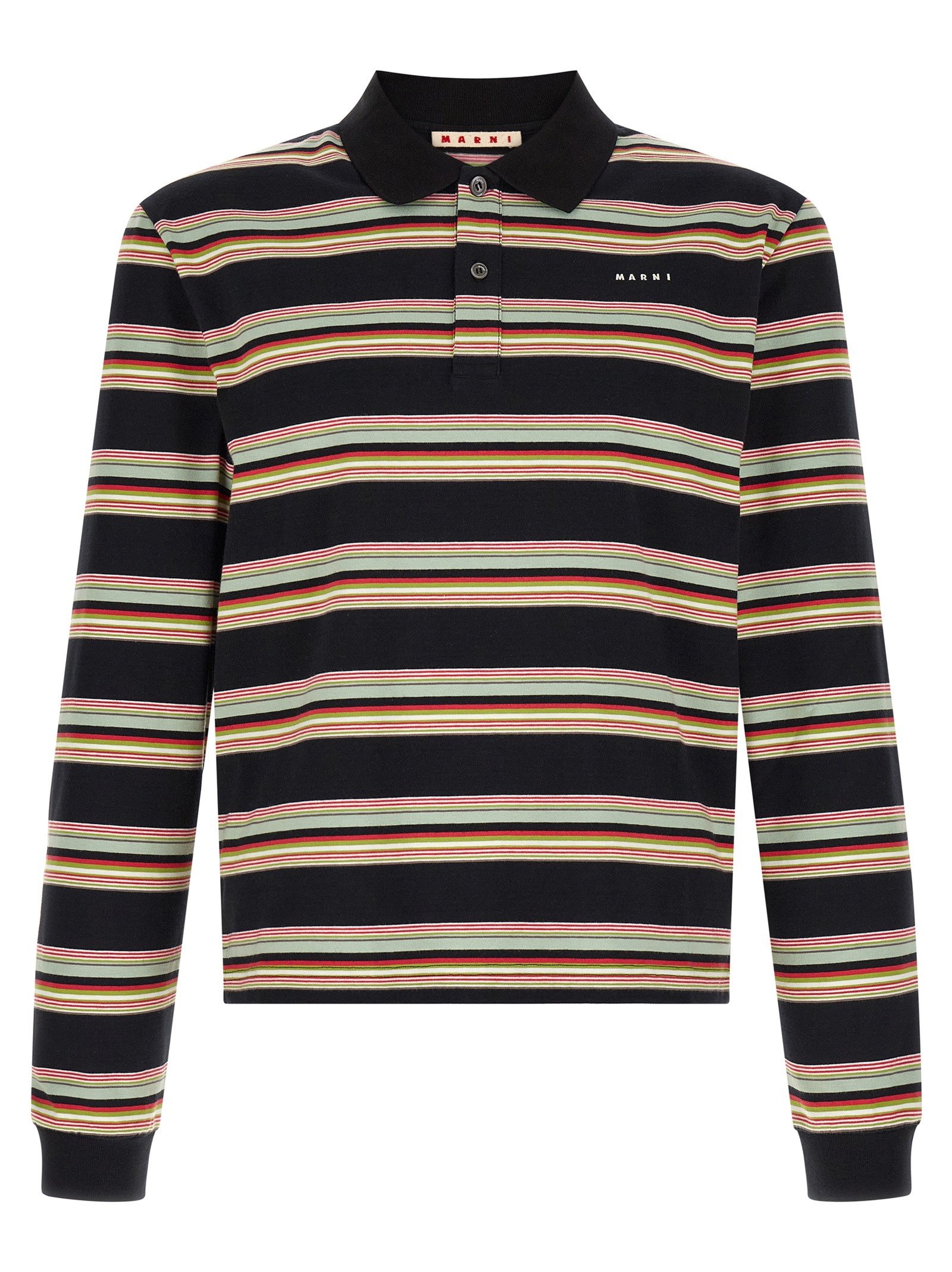 Striped polo shirt
