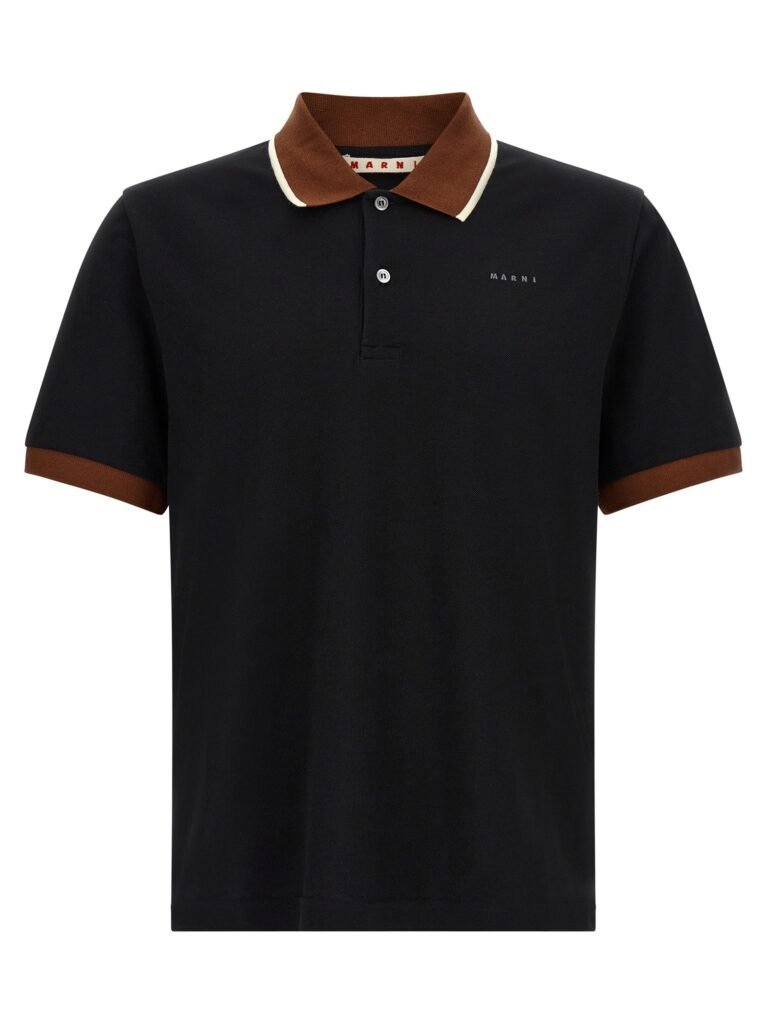 Polo with contrasting details