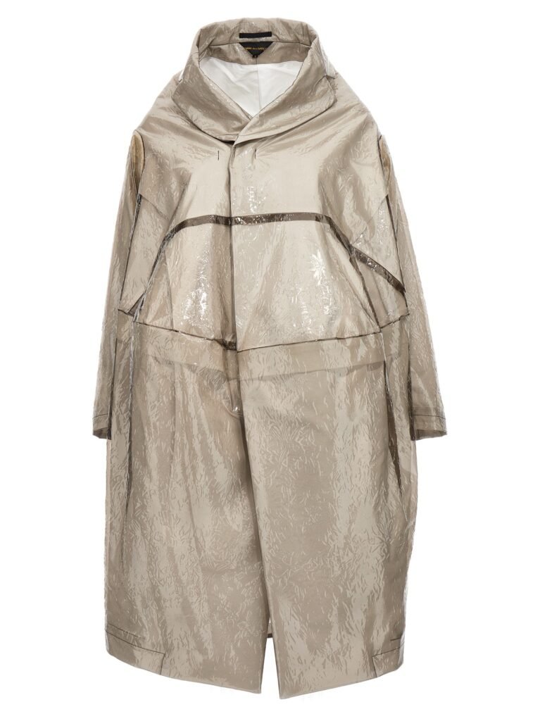 Oversize texture trench coat