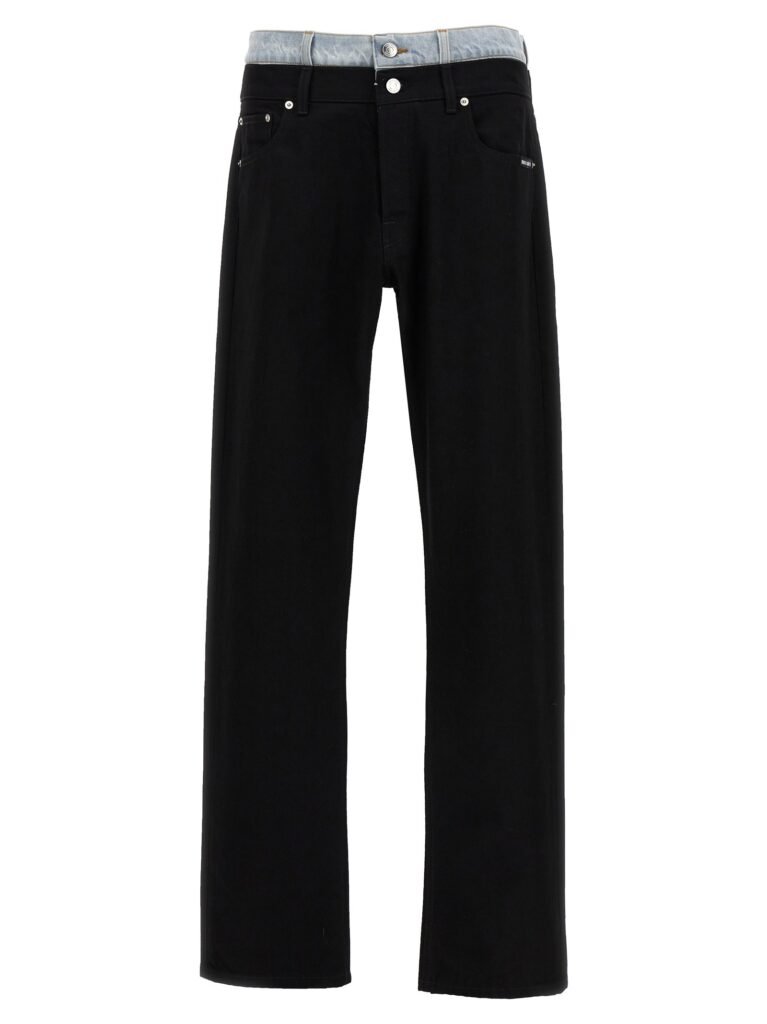 Double waist jeans