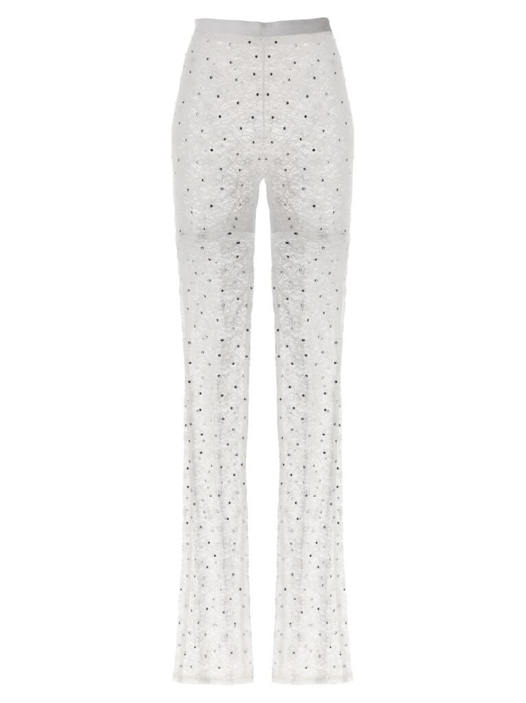 Rhinestone lace leggings