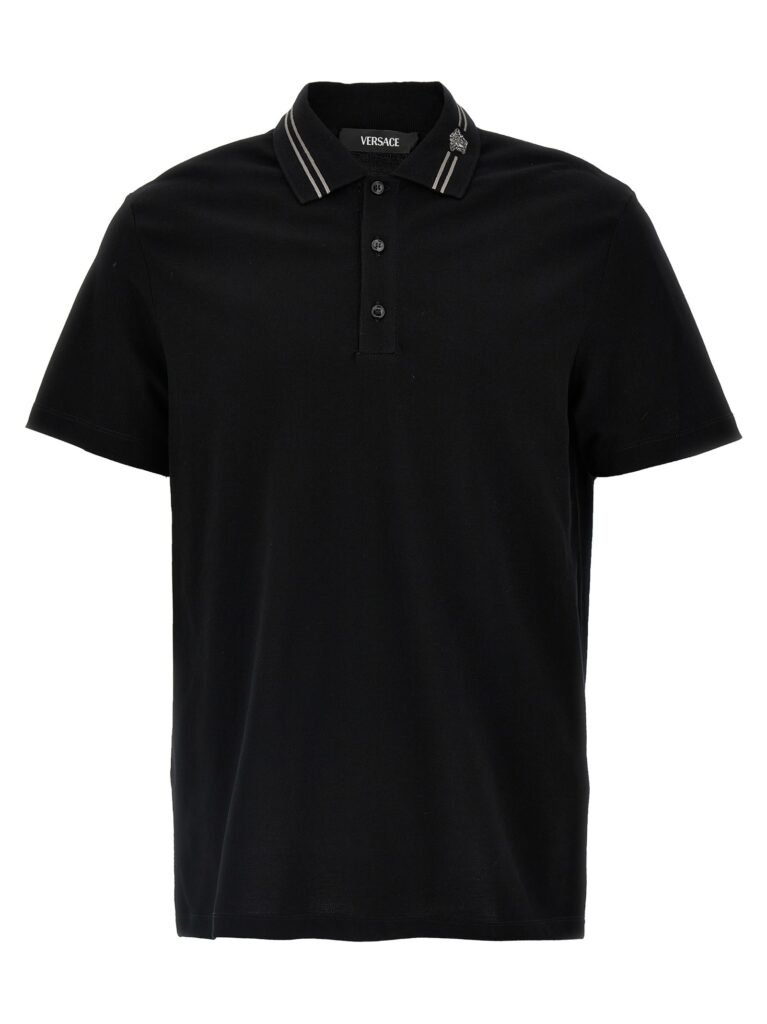 Medusa embroidery' polo shirt
