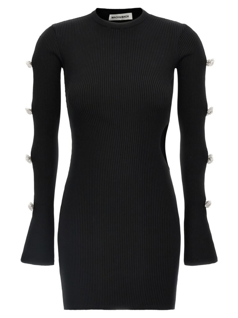 Cut-Out Crystal Bow' dress