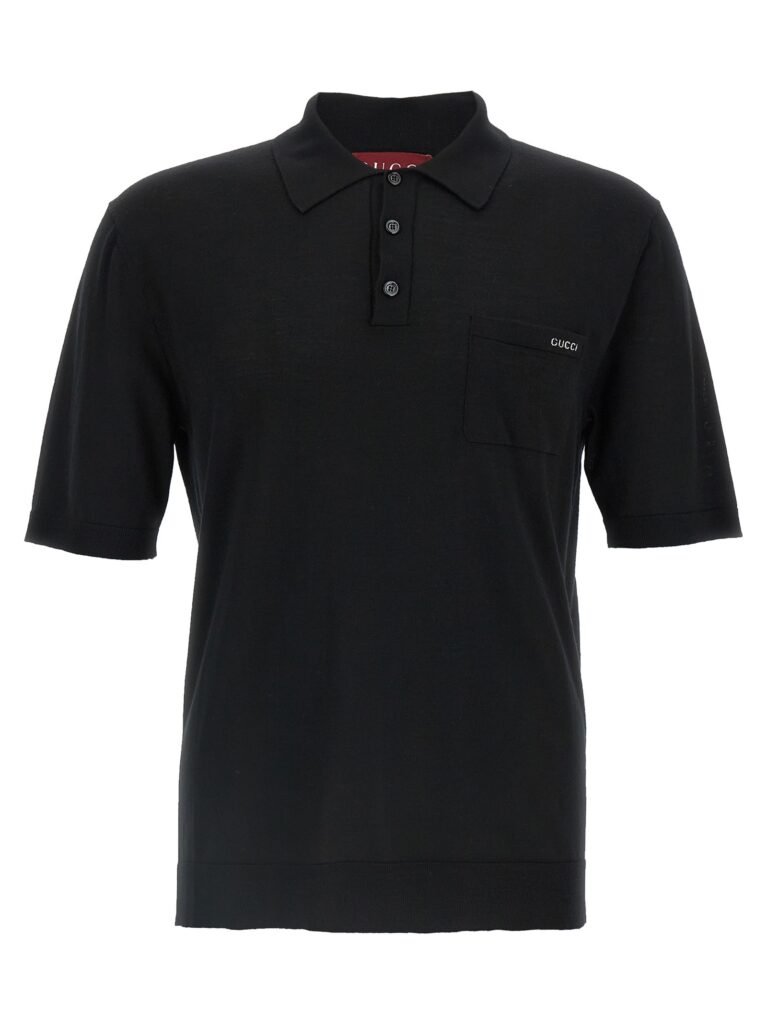 Intarsio Gucci' polo shirt
