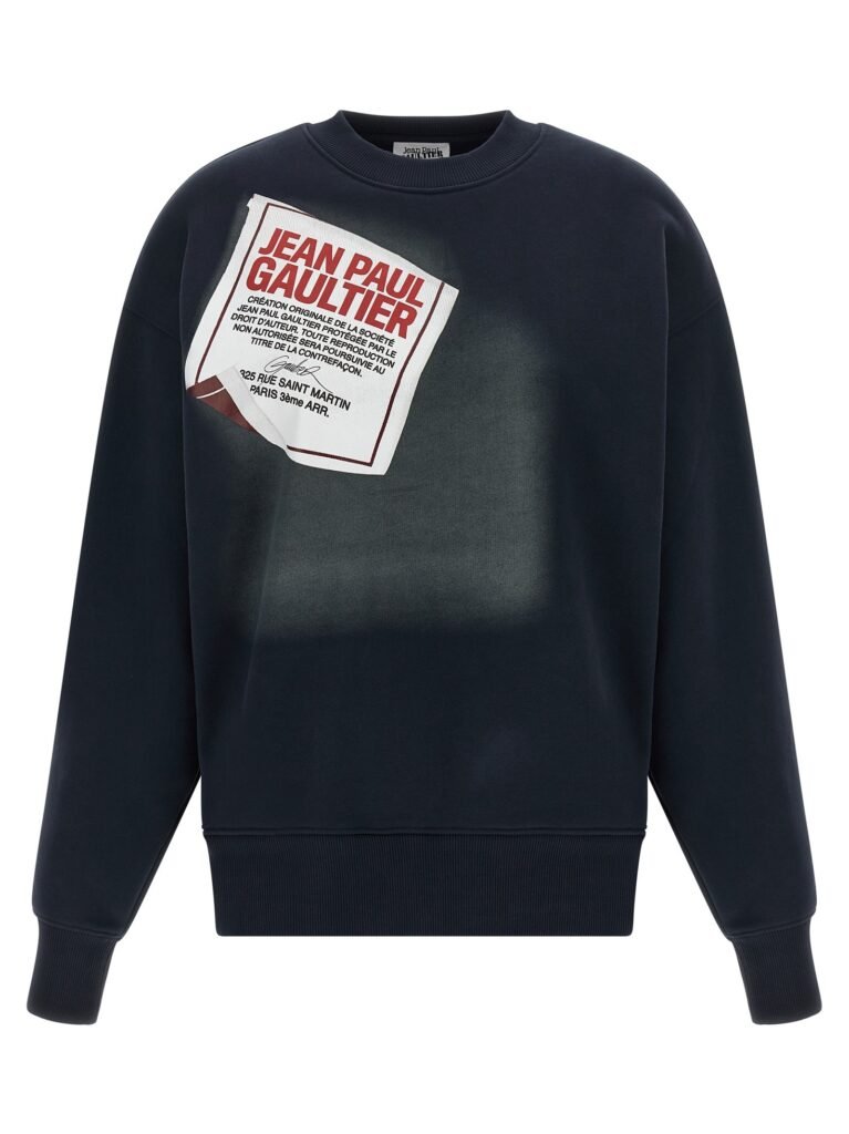 The Blue Gaultier Label' sweatshirt