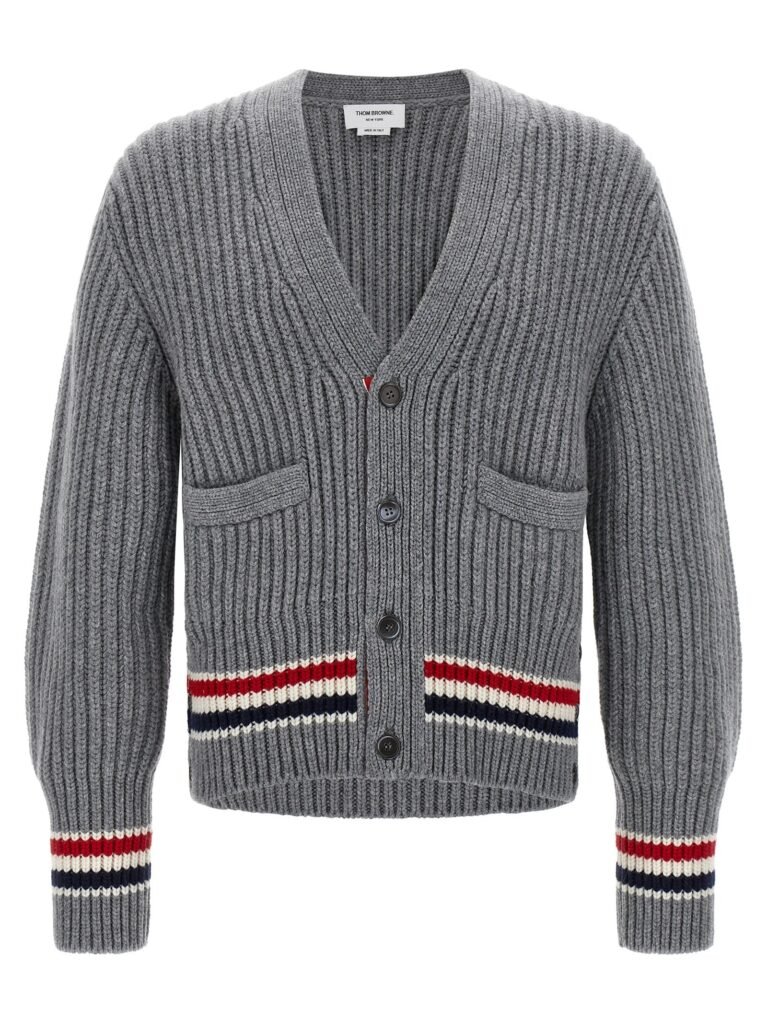 RWB tape cardigan