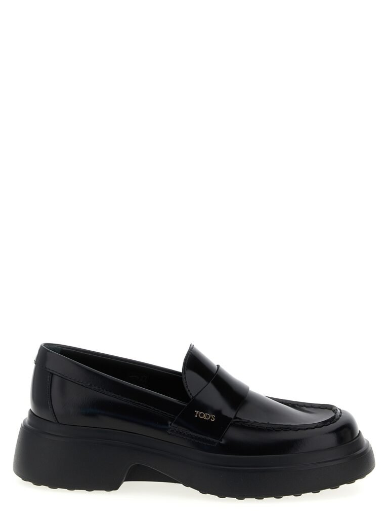 Leather loafers