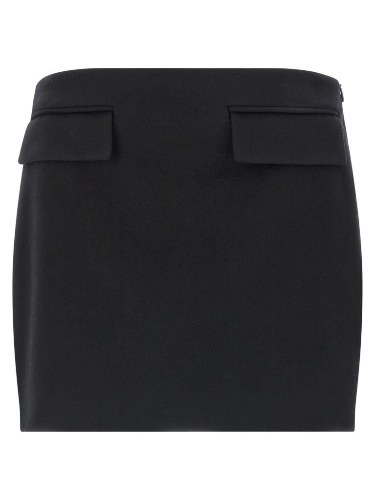 Cashmere wool skirt