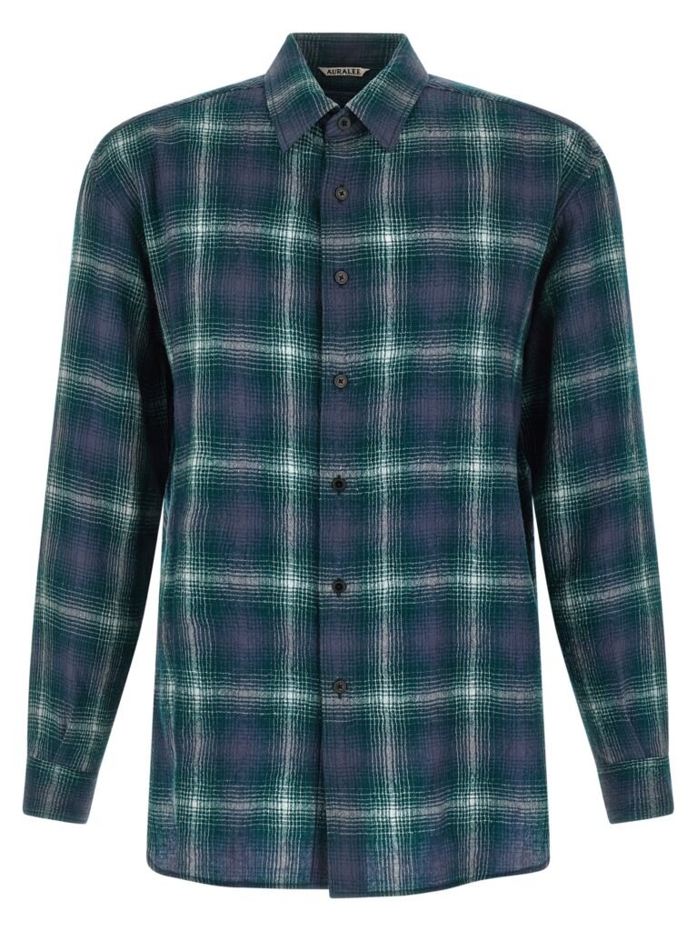 Airy Wool Check' shirt