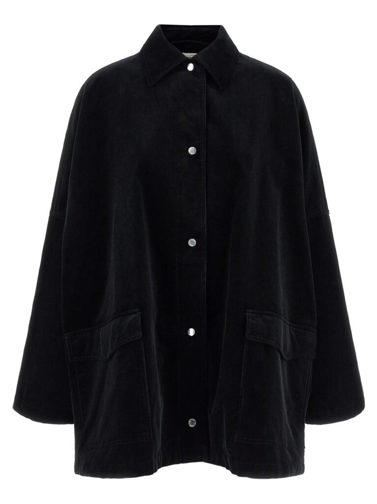 Velvet overshirt