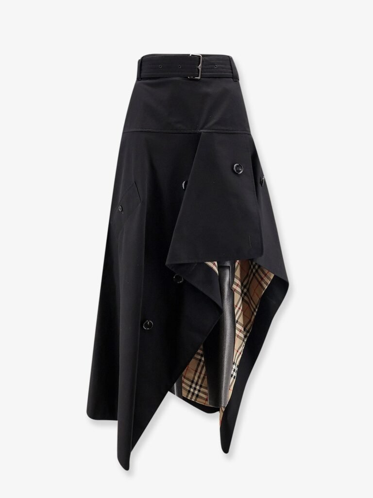 Heather Asymmetrical Trench Skirt