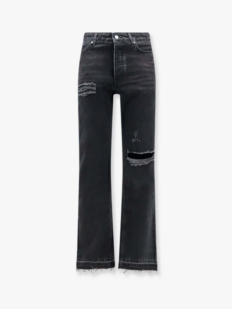 Heaton black denim jeans