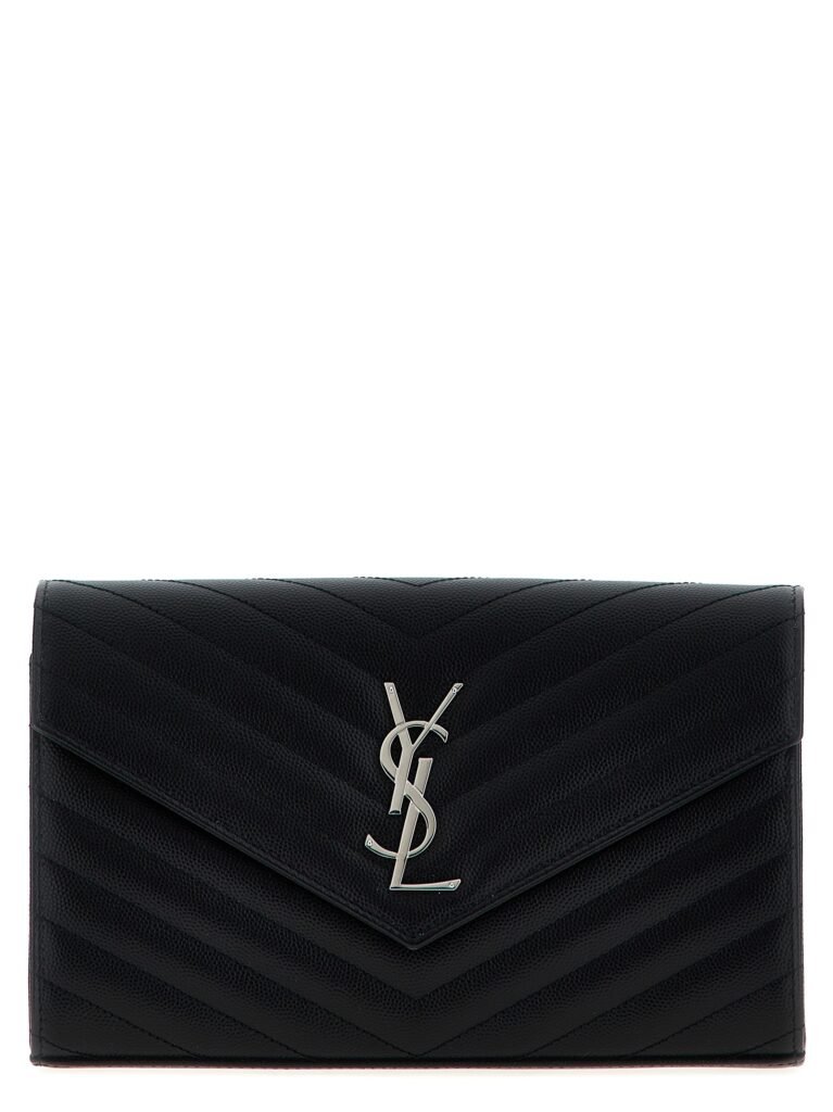 Cassandre Pochette grain-de-poudre leather crossbody bag