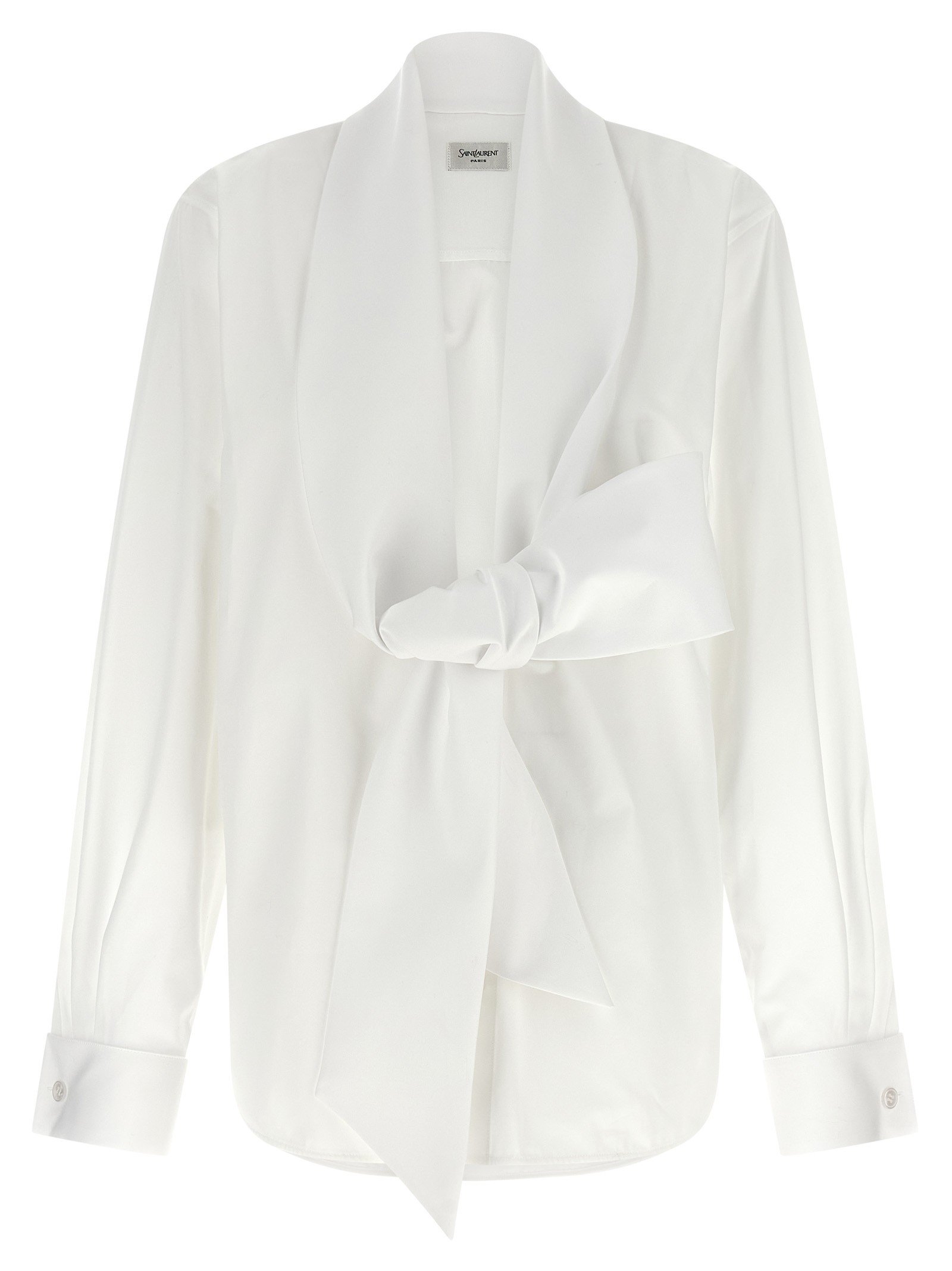 Lavallire collar shirt