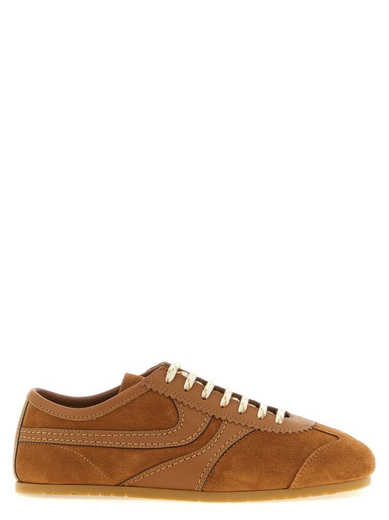 Suede sneakers