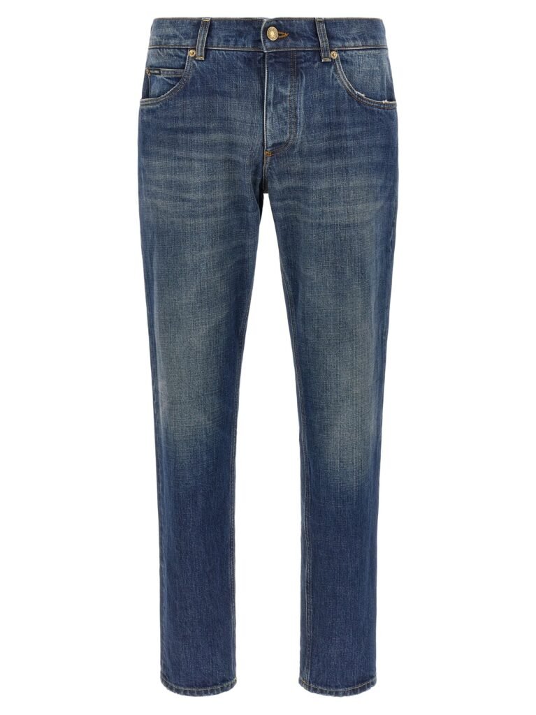 Logo plaque jeans