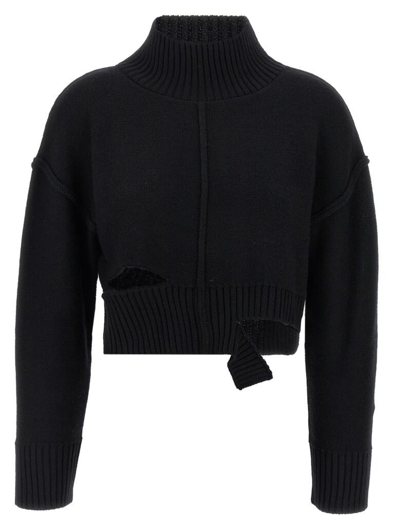 Distressed sweater