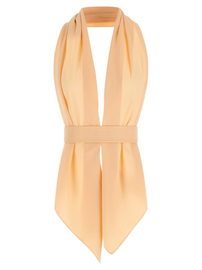 Scarf-effect top