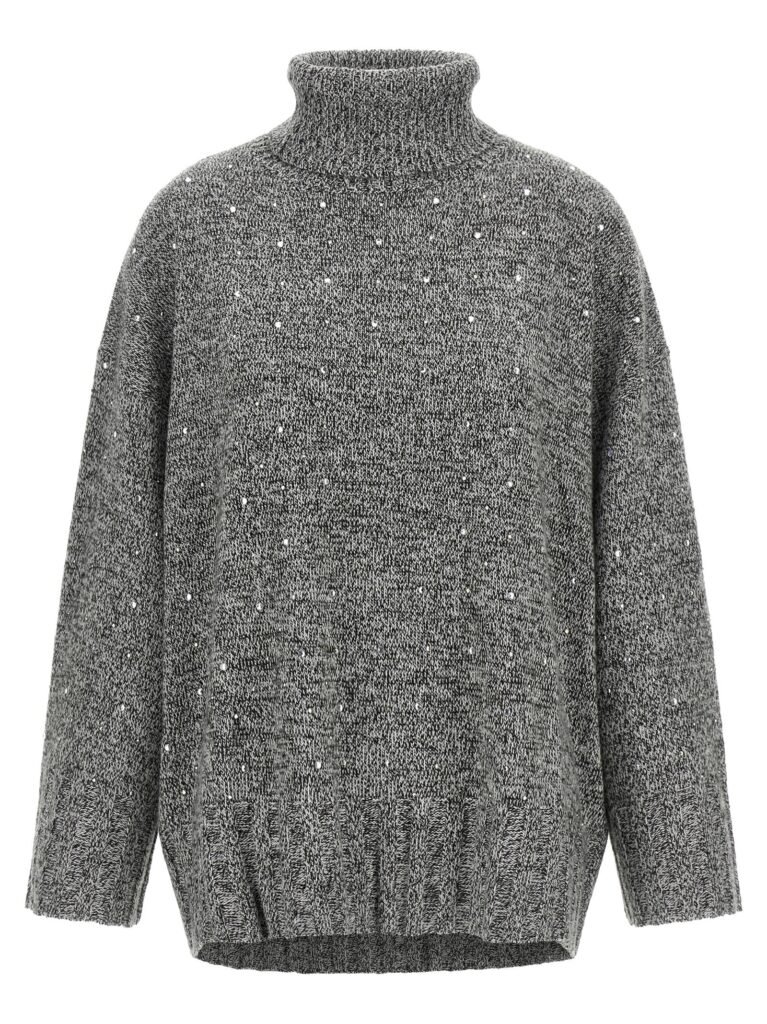 Crystal turtleneck sweater