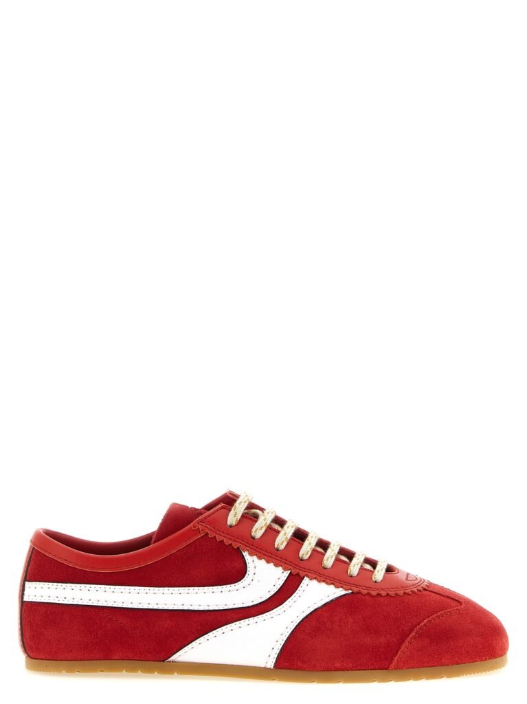Suede sneakers