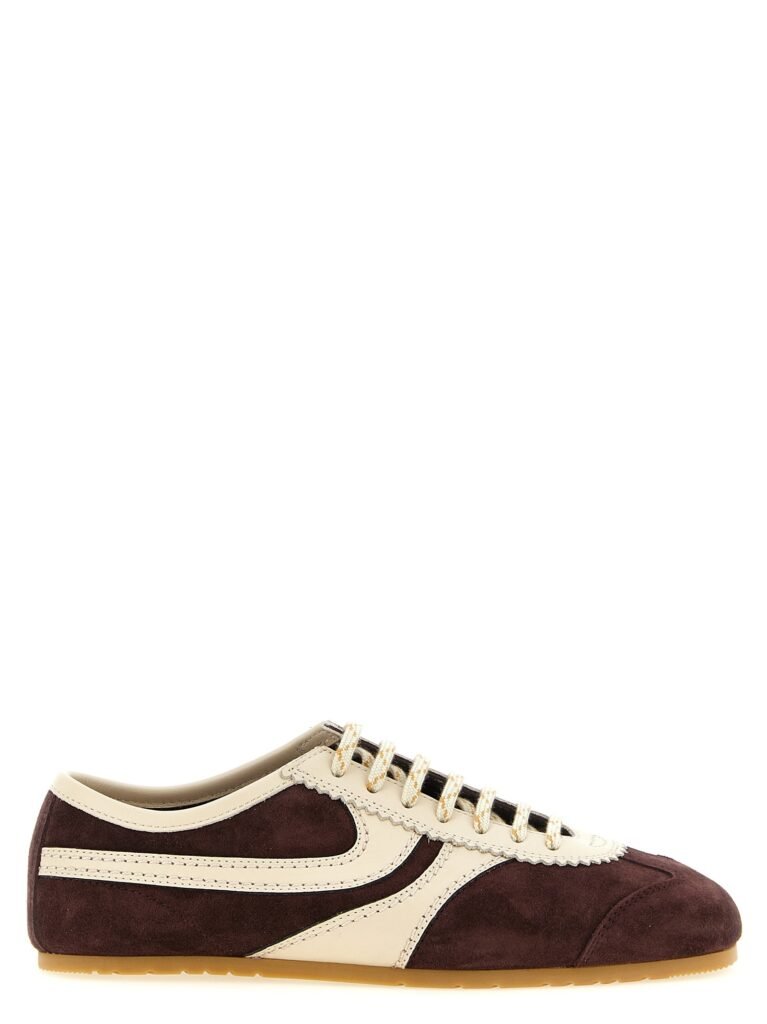 Suede sneakers