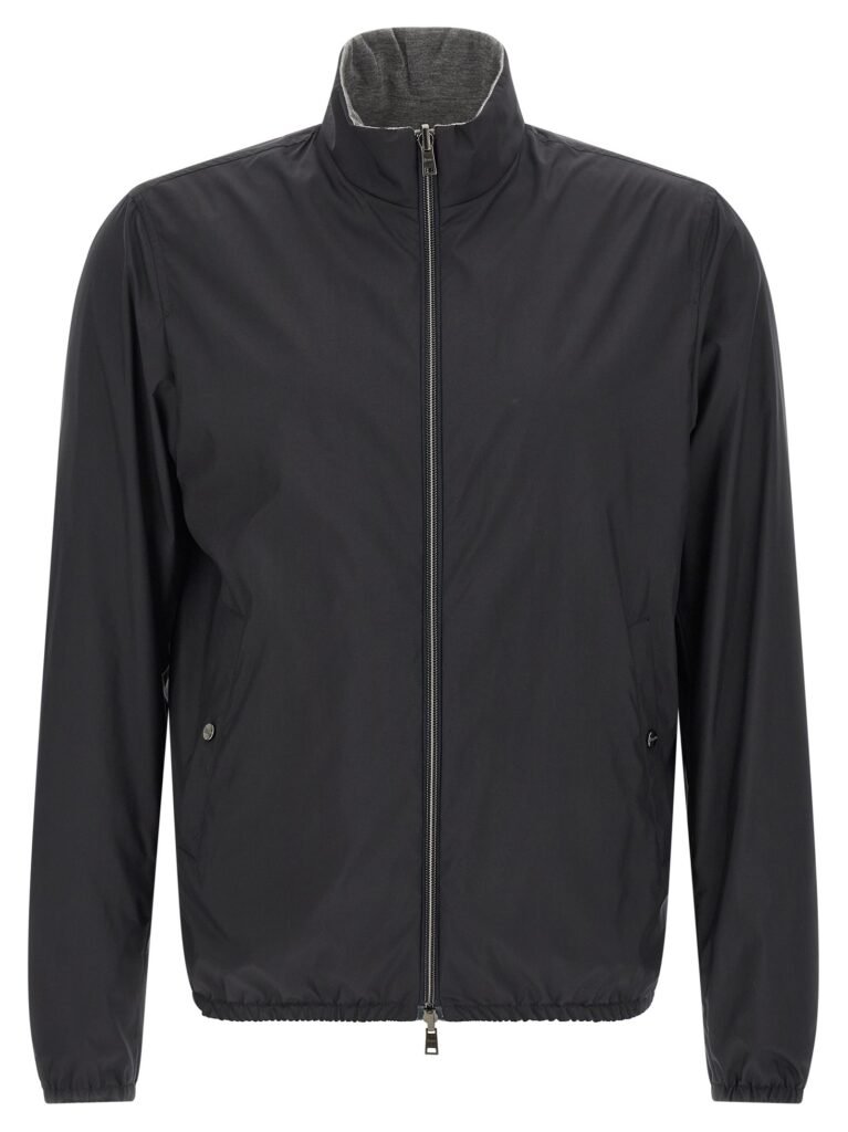 Reversible bomber jacket