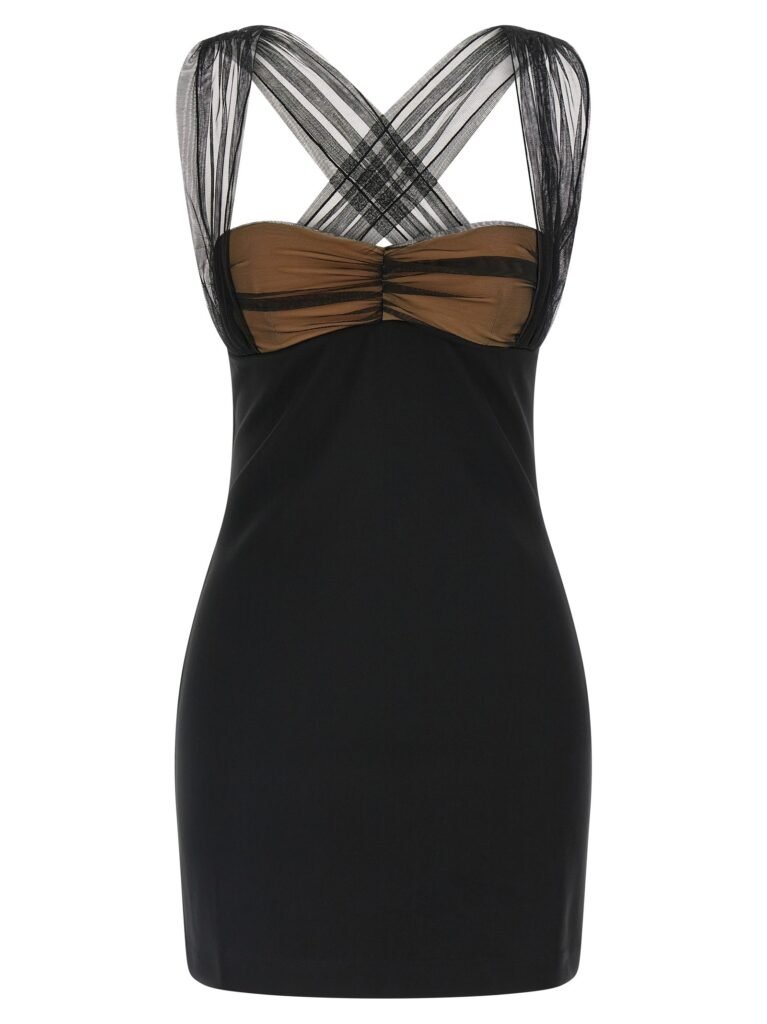 Draped Padded Cup Mini' dress