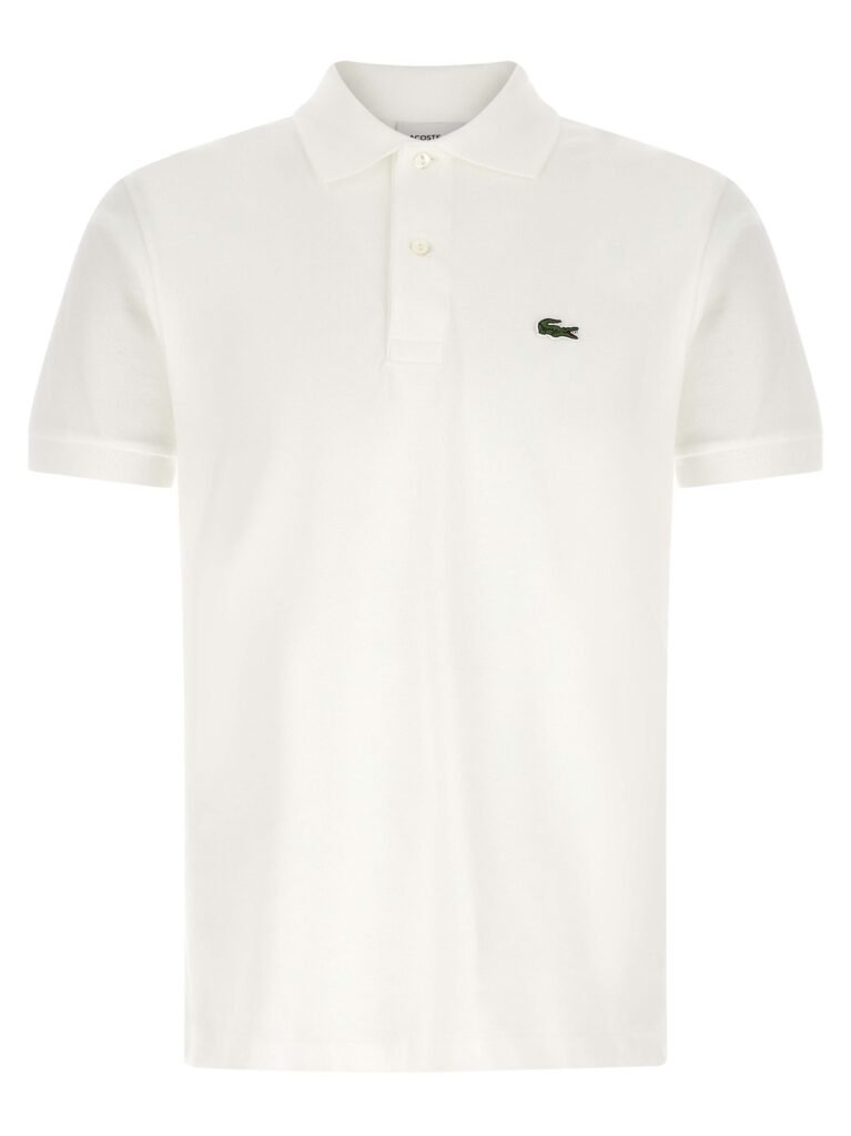 Logo patch polo shirt
