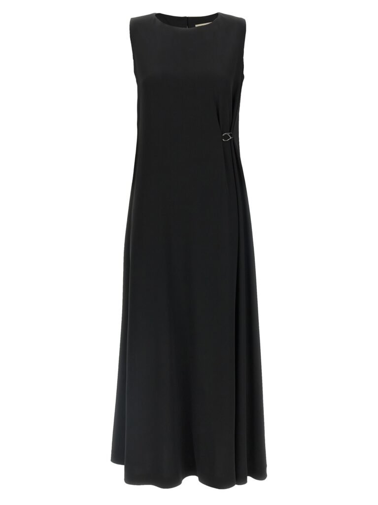 Fluid diagonal dress