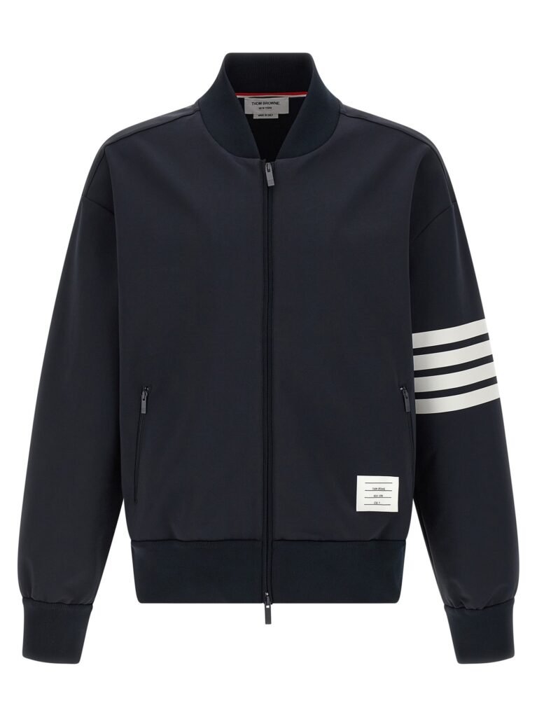 Tech viscose bomber jacket
