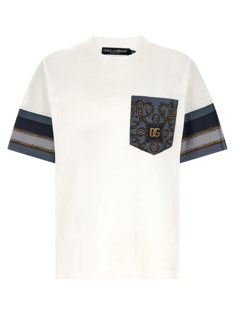 Cargo' silk insert t-shirt