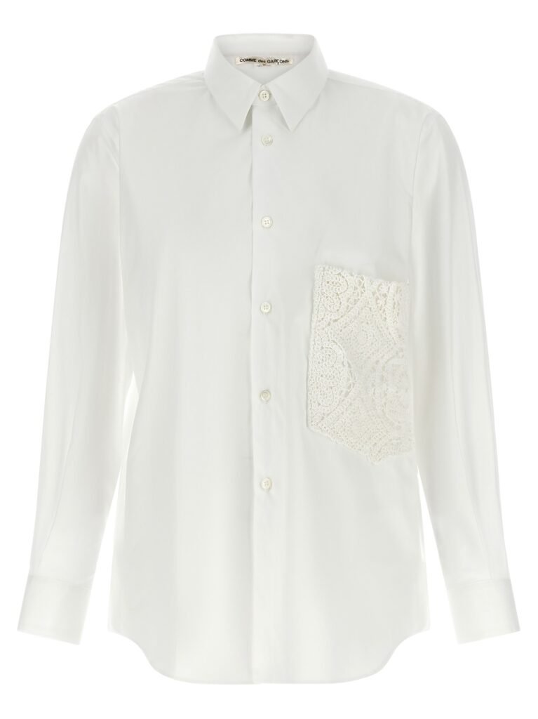 Crochet pocket shirt