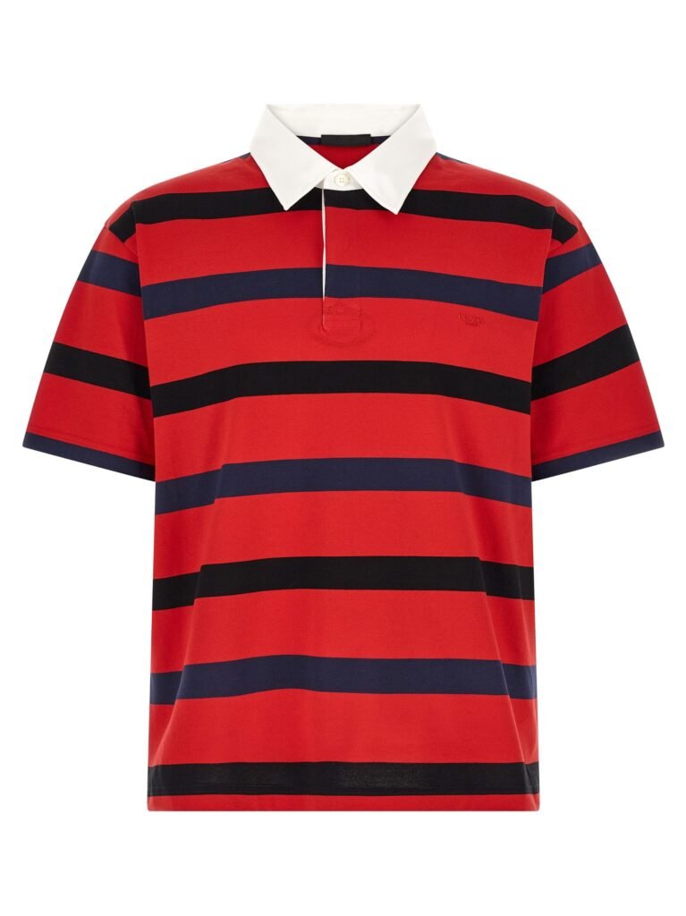 Striped polo shirt
