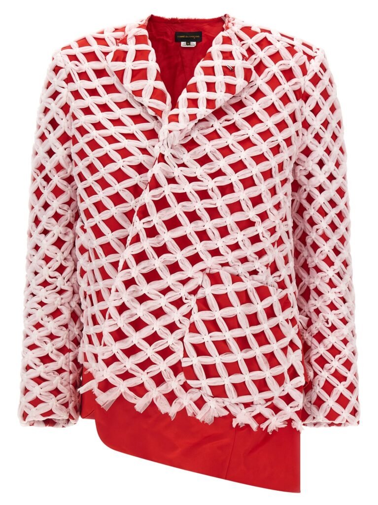 Tulle weave blazer