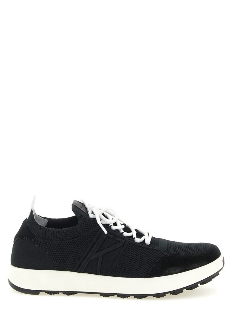 Technical cotton sneakers