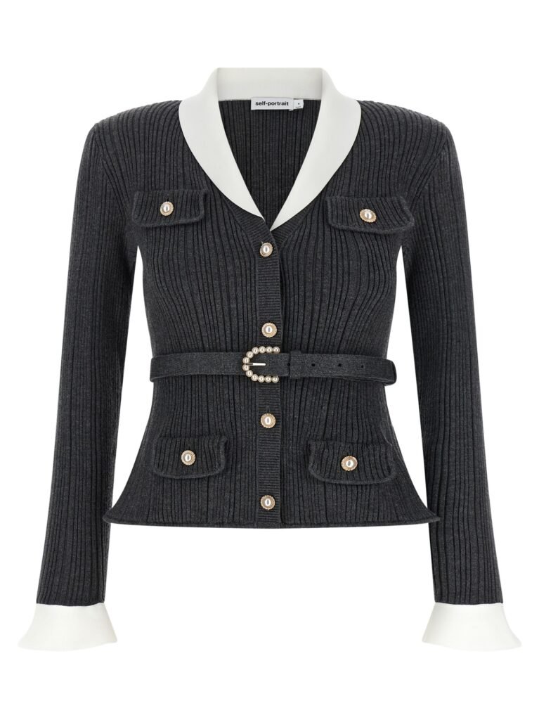 Ribbed cardigan