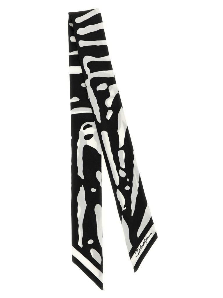 Zebra print scarf