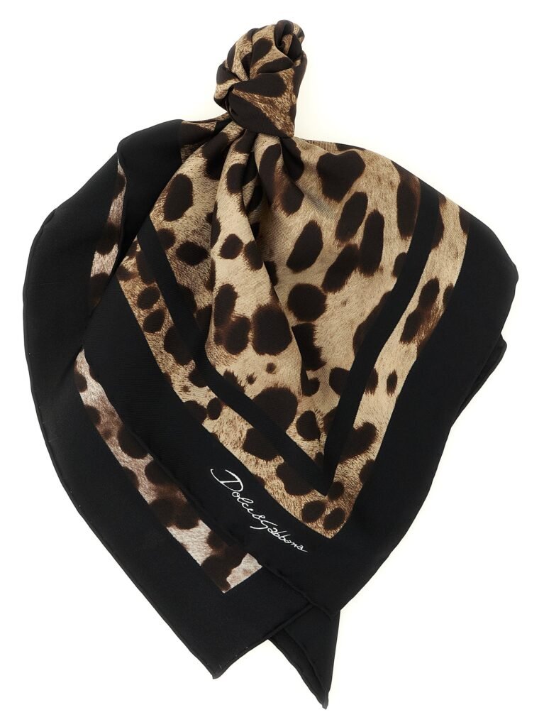 Leopard-print scarf