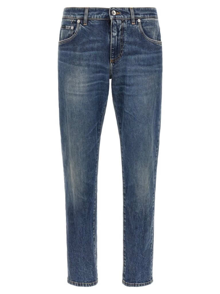 Logo plaque jeans