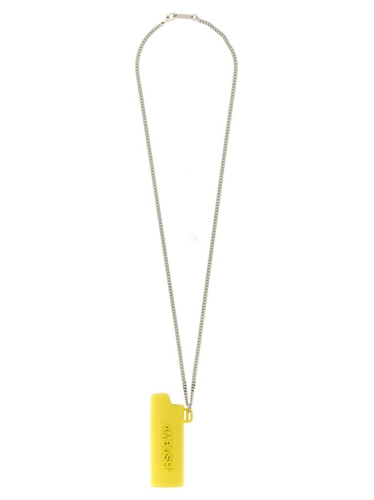 Logo lighter case' necklace