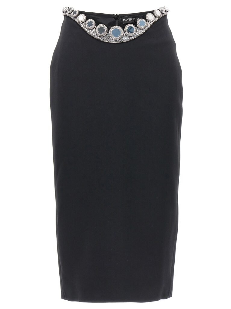 Puffer Circle Embroidery' skirt