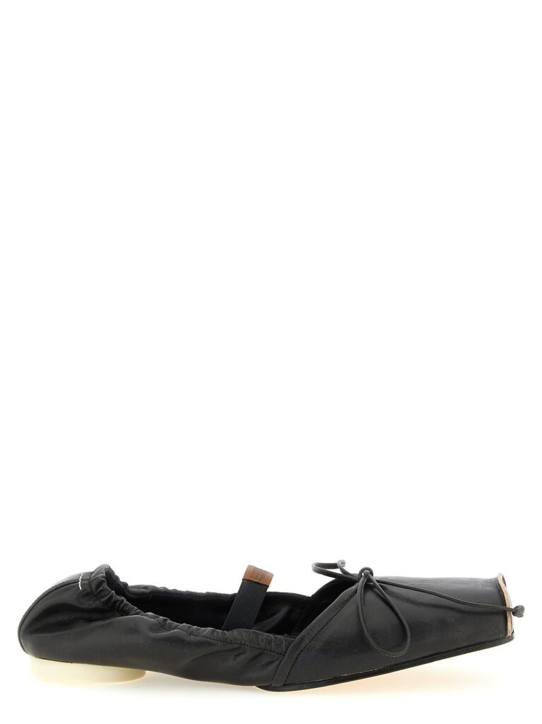 Square toe ballet flats
