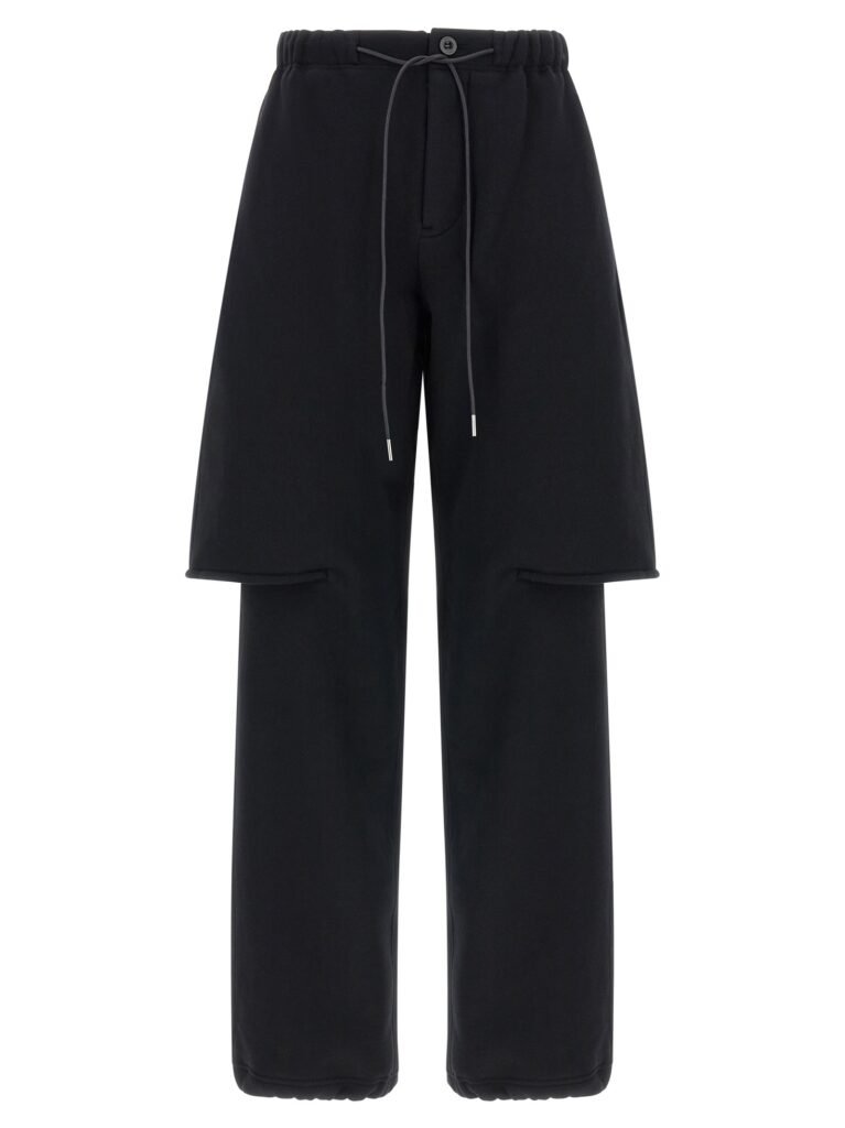Trompe l'oeil bermuda pants