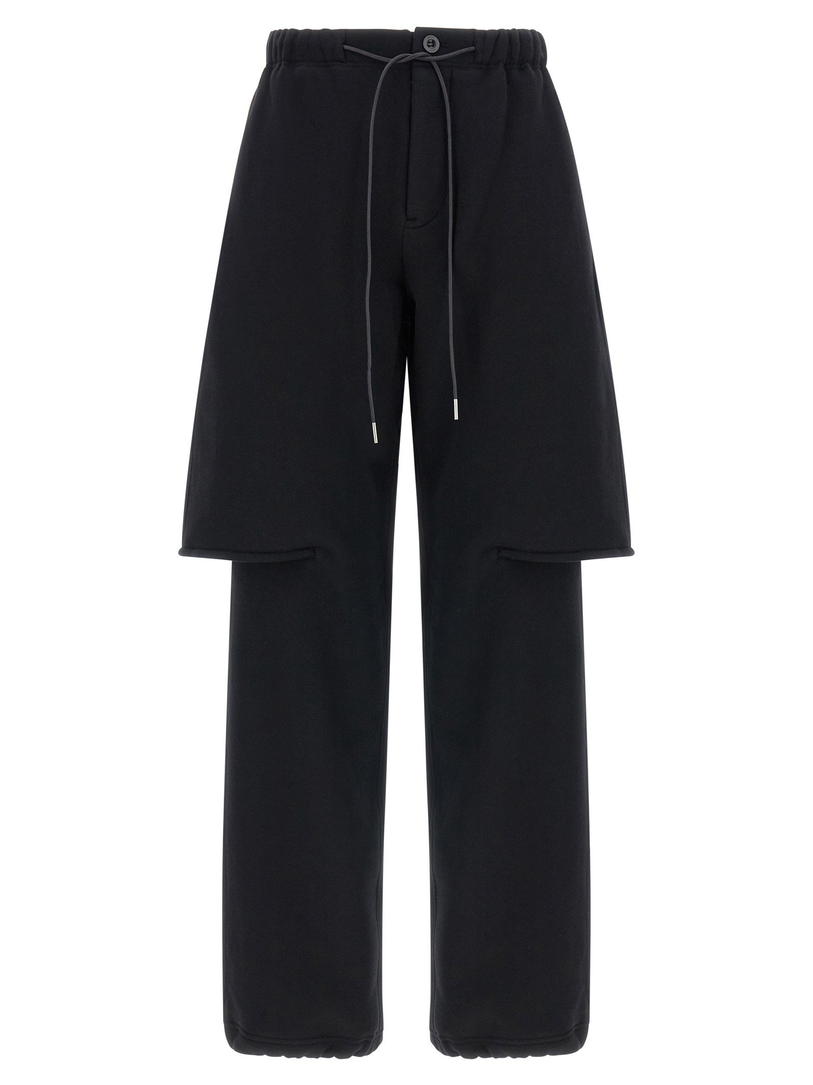Trompe l'oeil bermuda pants
