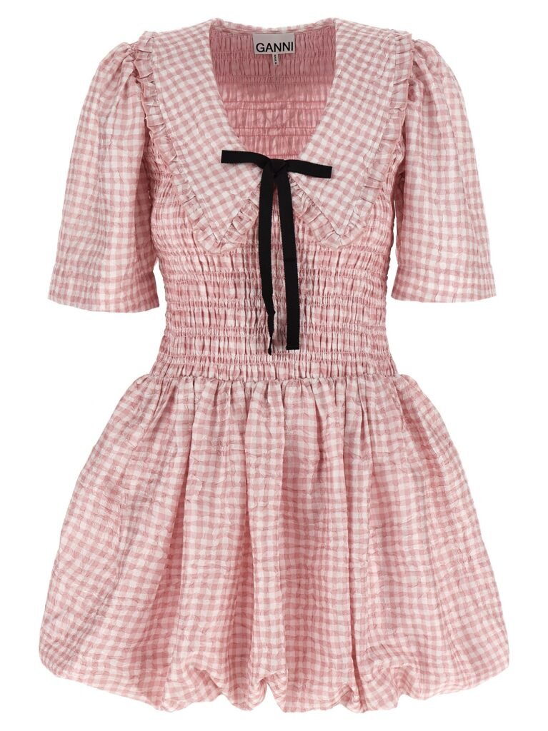 Pink Check' dress