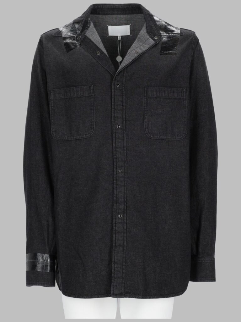 CAMICIA IN DENIM TAPED