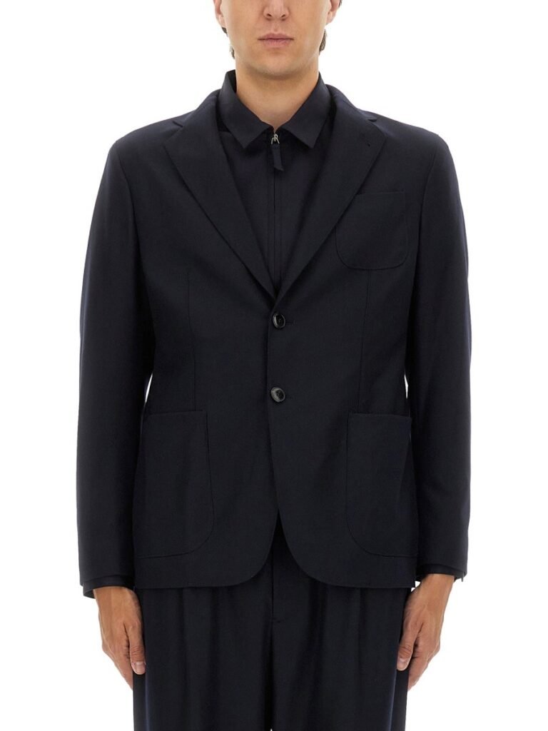 GIACCA MONOPETTO SFODERATA IN CASHMERE