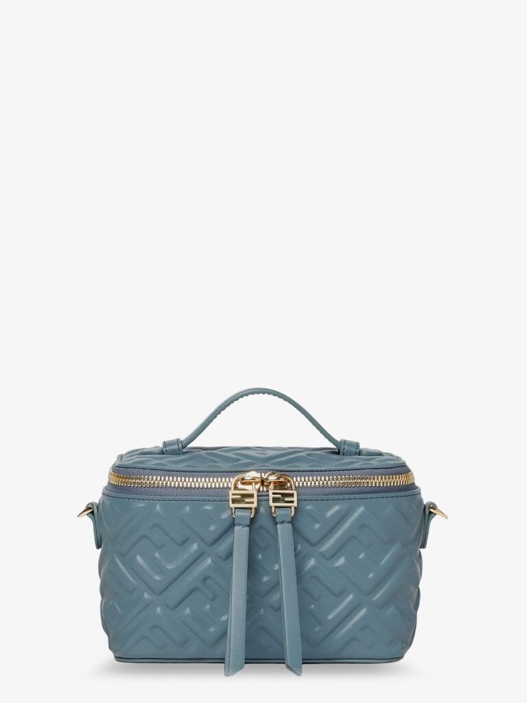 Fendi Vanity leather crossbody bag with FF motif