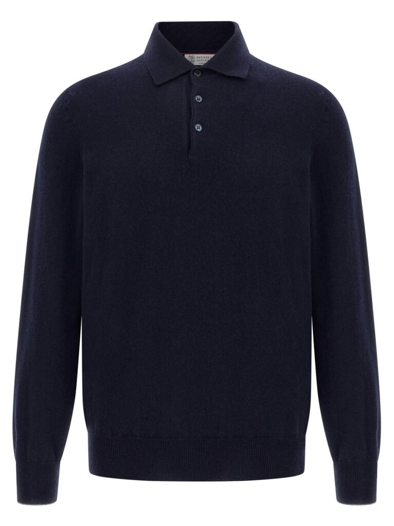 Cashmere polo shirt