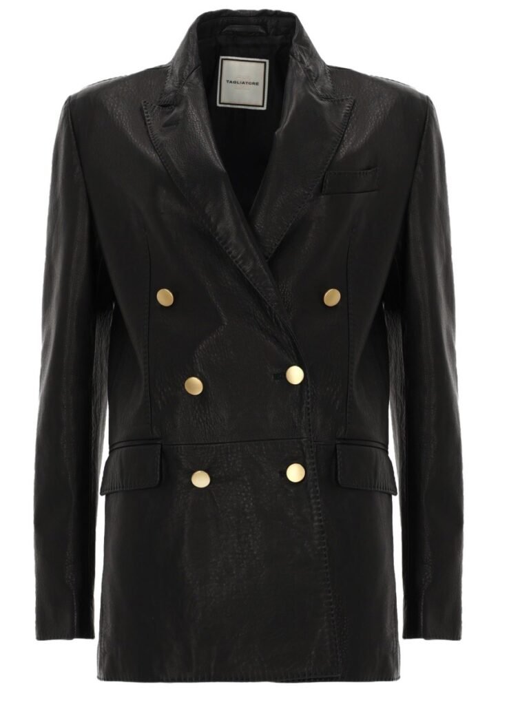 LEATHER BLAZER
